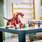 LEGO NINJAGO, Dragonul de lava transformator cu val de caldura, 71793