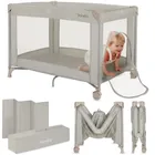 Lionelo, Amelie, patut de voiaj compact, Beige Sand