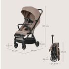 Lionelo, Bess, carucior de plimbare, Beige Sand