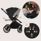 Lionelo, Mika Plus, carucior multifunctional 3in1, Black Onyx