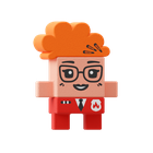 Marioinex, Mini Waffle, City, Statia de pompieri, set de constructie, 280 piese