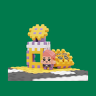 Marioinex, Mini Waffle, City, Strada, set de constructie, 280 piese