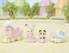 Sylvanian Families, Amusement Park Ride Set - Plain & Train, set de joaca cu figurine, 5819
