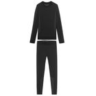 Tricou termoactiv negru cu adaos de lana NOWEAR