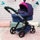 Bayer Design, Xeo, carucior multifunctional pentru papusi, bleumarin-roz