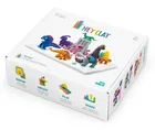 Hey Clay, Mega Dinos, set creativ, 18 cutii de plastilina