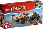 LEGO NINJAGO, Infruntarea dintre Kai in masina si Ras pe motocicleta, 71789