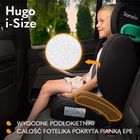 Lionelo, Hugo, I-size, scaun auto, 100-150 cm, Sporty Black Red