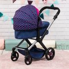 Bayer Design, Xeo, carucior multifunctional pentru papusi, bleumarin-roz