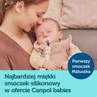 Canpol babies, Bonjour Paris, suzeta din silicon, simetrica, 0-6m, 2 buc., roz