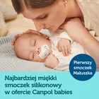 Canpol babies, Royal Baby, suzeta din silicon, simetrica, 0-6m, 2 buc., albastru