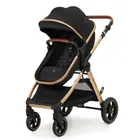 Kinderkraft, Esme, carucior multifunctional 3in1, Pure Black