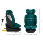 Kinderkraft, I-Grow 2 Plus, scaun auto, i-Size, verde, 40-150 cm
