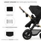 Kinderkraft, Moov 2, Air Wheels, carucior multifunctional 4in1, Pure Black
