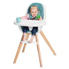 Kinderkraft, Tixi, scaun de masa 2in1, gri