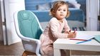 Kinderkraft, Tixi, scaun de masa 2in1, turcoaz
