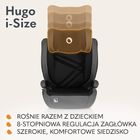 Lionelo, Hugo, I-size, scaun auto, 100-150 cm, Black Grey