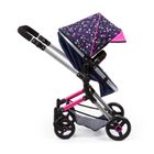 Bayer Design, Combi Neo Vario, carucior multifunctional pentru papusi, bleumarin-roz