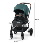 Kinderkraft, Evolution Cocoon, carucior de copii 2in1, roz