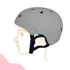Kinderkraft, Safety, casca de bicicleta, gri