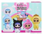 L.O.L. Surprise, Loves Hello Kitty, Reversible Plush, mini papusa intr-o cutie de plus, 1 buc.