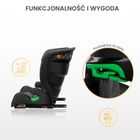 Caretero, Nimbus I-size, scaun auto, inaltator auto, verde inchis, 15-36 kg