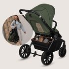 Lionelo, Mika Plus, carucior multifunctional, 3in1, Green Olive