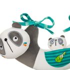 Akuku, jucarie senzoriala, pandativ pentru patut, panda