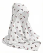 Albero Mio, Vintage Teddy, halat de baie din muselina, 80-80 cm