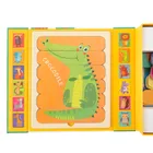 Animalute, puzzle din betisoare, joc de potrivire, 36 elemente