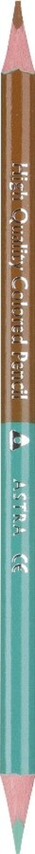 Astra, creioane colorate, triunghiular, cu doua fete, 12 buc., 24 culori
