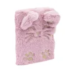 Astrabag, jurnal A5 cu lacatel, 96 foi, Fluffy Kitty Pink