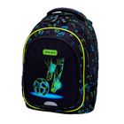 Astrabag, rucsac pentru scoala, cu 3 compartimente, Football Motion