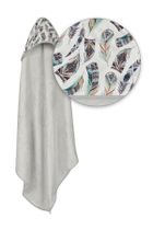 BabyMatex, Bamboo Design, prosop cu gluga din bambus, 100-100 cm