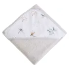 Babymatex, Maxi, halat de baie din bumbac froté pentru bebelusi, gri, 100-100 cm
