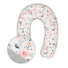 BabyMatex, Relax, perna de pozitionare cu husa din bumbac jerseu, 190 cm, roz-alb