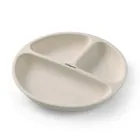 BabyOno, Farfurita din silicon cu ventuza, bej