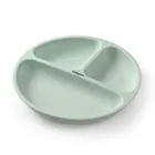 BabyOno, Farfurita din silicon cu ventuza, menta verde