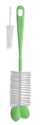 BabyOno, set perie pentru curatat biberoane si tetine + mini perie si burete