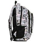 BackUp, rucsac pentru scoala, cu 3 compartimente, Manga Pastel