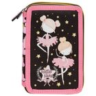 Ballerina, penar cu 2 compartimente, cu rechizite scolare