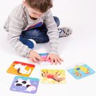 Banana Panda, On-the-Go Puzzle Animale, set de puzzle-uri, pentru varsta de 2+, 20 piese