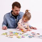 Banana Panda, Progressive Puzzle Vehicule de constructie, set de puzzle-uri, pentru varsta de 2+, 33 piese