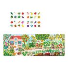Banana Panda, Puzzle + Gradina, set de puzzle-uri, pentru varsta de 3+, 4+, 40 piese de puzzle, 32 placute suplimentare