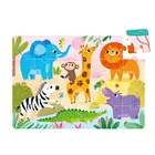 Banana Panda, Wild Jumbo Puzzle Safari, set de puzzle pentru varste de la 2 ani, 24 de piese