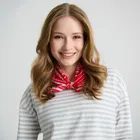 Bandana rosu din bumbac unisex NOWEAR