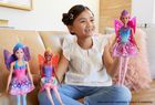 Barbie, Dreamtopia, papusa zana cu parul roz