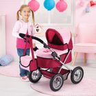Bayer Design, Trendy, carucior multifunctional pentru papusi, rosu-roz