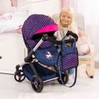 Bayer Design, Xeo, carucior multifunctional pentru papusi, bleumarin-roz
