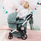 Bayer Design, Xeo, carucior multifunctional pentru papusi, verde